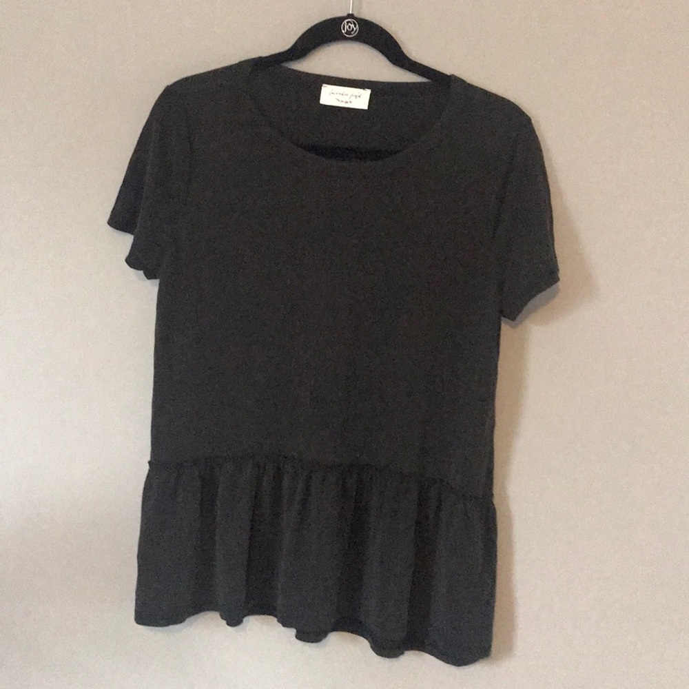 Lavender field peplum tshirt